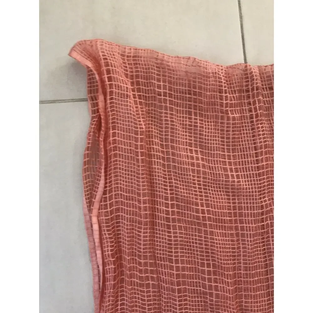 Liz Claiborne Scarf Women Sz OS Plaid‎ Fringe Trim Rectangle